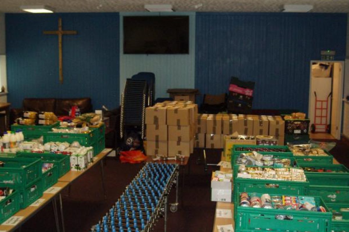 Ever wondered what happens behind the scenes at a food bank? blog post